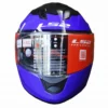 LS2 FF320 Flaux Gloss Black Blue Full Face Helmet 4