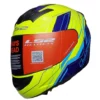 LS2 FF352 Chaser Gloss Blue Yellow Helmet 3