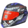 LS2 FF352 Rookie Fly Demon Matt Black Blue Full Face Helmet 1