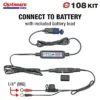 Optimate O 108 USB Charger with Battery Indicator Kit (includes Battery Lead) – 3300mA 3