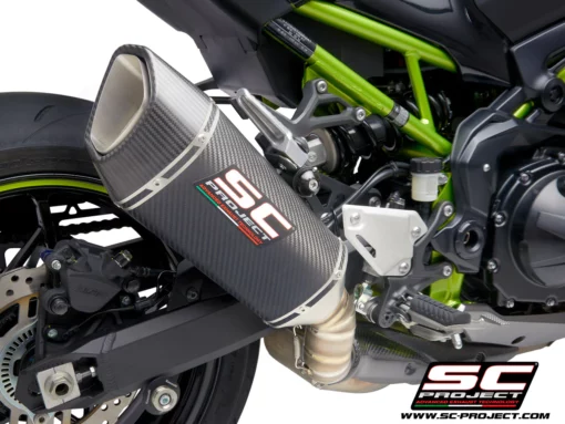 SC Project SC1 R Muffler Carbon Fiber Slip on Exhaust for Kawasaki Z900 (2020) (K34A 90C) 1