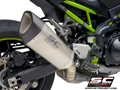 SC Project SC1 R Muffler Carbon Fiber Slip on Exhaust for Kawasaki Z900 (2020) (K34A 90C) 4