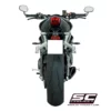SC Project SC1 R,Muffler,Carbon fiber,with carbon fiber end cap For Triumph Triple 765 (2017 19) (T18B 93C) 4