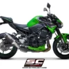 SC Project SC1 S Carbon Fiber Slip on Exhaust for Kawasaki Z900 (2020 22) (K34A T124C) 2