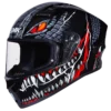 SMK Stellar Taotei Matt Grey Orange (MA267) Helmet 1