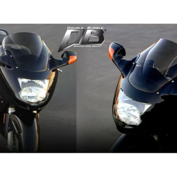 Zero Gravity Double Bubble Windscreen Dark Smoke for Honda CBR 1100 (1997 2003) (16 425 19) (2)