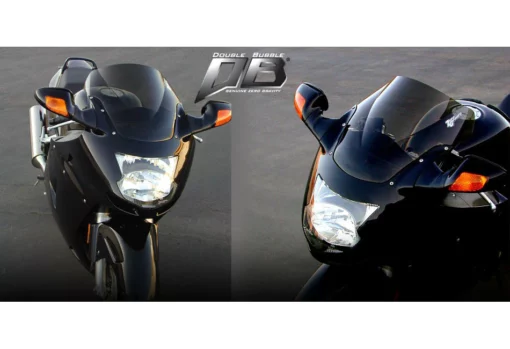 Zero Gravity Double Bubble Windscreen Dark Smoke for Honda CBR 1100 (1997 2003) (16 425 19) (2)