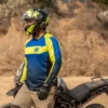 98 Fahren Moto Escape Classic Series Yellow & Blue Jersey 3