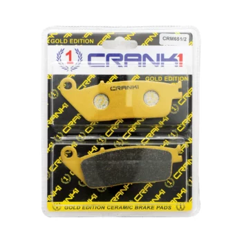Crank1 Performance Ceramic Front Brake Pads for Honda, Kawasaki & Triumph (CRM651 2) 1