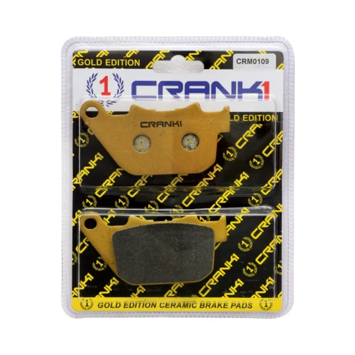 Crank1 Performance Ceramic Rear Brake Pads for Harley Davidson Iron 883 (2009 13) (CRM0109) 1