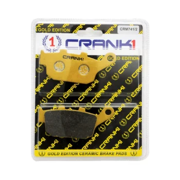 Crank1 Performance Ceramic Rear Brake Pads for Honda, Kawasaki, Triumph (CRM741) 1