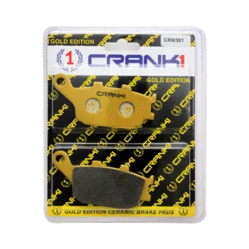 Crank1 Performance Ceramic Rear Brake Pads for Honda, Kawasaki, Yamaha & Hero (CRM361) 1