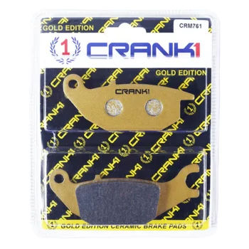 Crank1 Performance Ceramic Rear Brake Pads for Honda & Yamaha (CRM761) 1