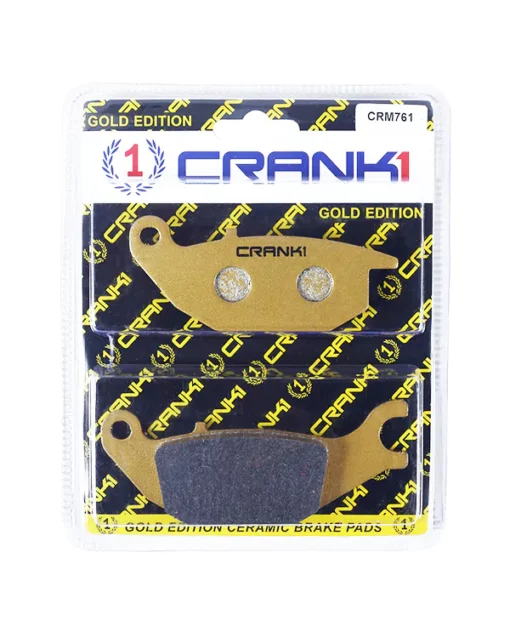 Crank1 Performance Ceramic Rear Brake Pads for Honda & Yamaha (CRM761) 1