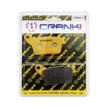 Crank1 Performance Ceramic Rear Brake Pads for Honda, Yamaha & Suzuki (CRM471) 1