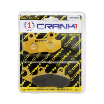 Crank1 Performance Ceramic Rear Brake Pads for Triumph Street Bonneville (CRM043 2) 1