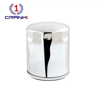 Crank1 Performance Chrome Oil Filter for Harley Davidson Dyna Softail Sportster Touring (CPO 170C) 1