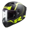 LS2 FF805 Carbon Racing Matt Black Hi Viz Yellow 1
