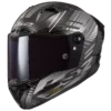 LS2 FF805 Carbon Vol Gloss Black Grey Helmet 1