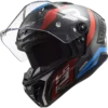 LS2 FF805 Thunder Supra Carbon Red Blue Helmet 2