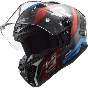 LS2 FF805 Thunder Supra Carbon Red Blue Helmet 2