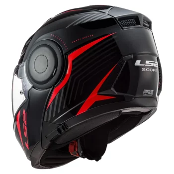 LS2 FF902 Skid Gloss Black Red Helmet 2