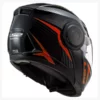 LS2 FF902 Skid Gloss Black Red Helmet 3