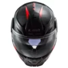 LS2 FF902 Skid Gloss Black Red Helmet 6