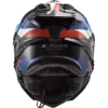 LS2 MX701 Carbon Explorer Frontier Gloss Black Blue Helmet 4