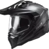 LS2 MX701 Carbon Explorer Solid Gloss Black Helmet 1