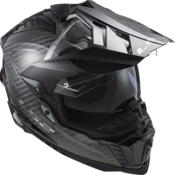 LS2 MX701 Carbon Explorer Solid Gloss Black Helmet 2