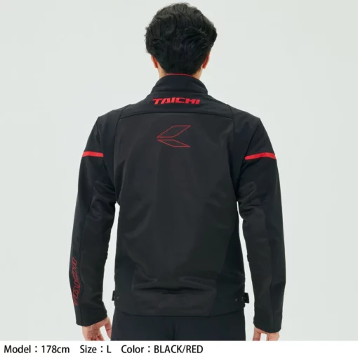RS Taichi Quick Dry Racer Black Red Jacket 10