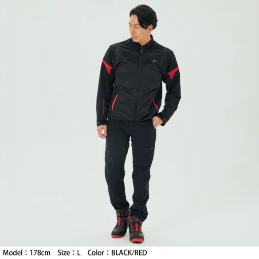 RS Taichi Quick Dry Racer Black Red Jacket 8