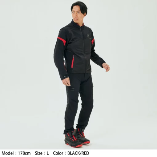 RS Taichi Quick Dry Racer Black Red Jacket 9