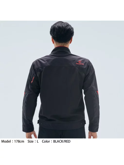 RS Taichi Torque Air Black Red Jacket 11