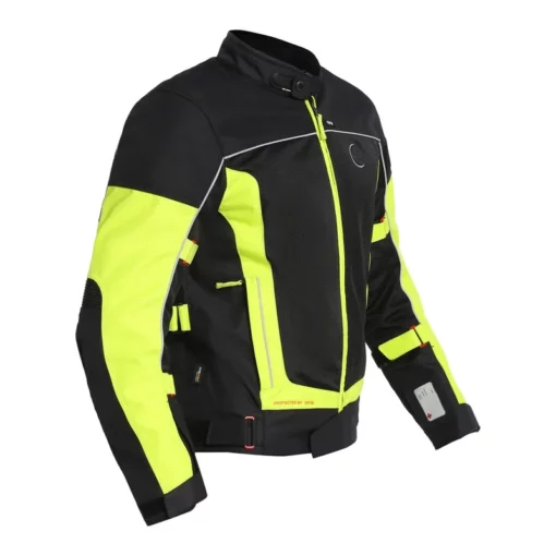 Royal Enfield Explorer V4 Neon Green Riding Jacket 1