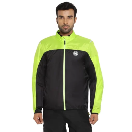 Royal Enfield Explorer V4 Neon Green Riding Jacket 14