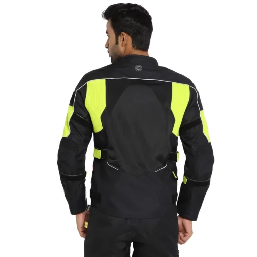 Royal Enfield Explorer V4 Neon Green Riding Jacket 7