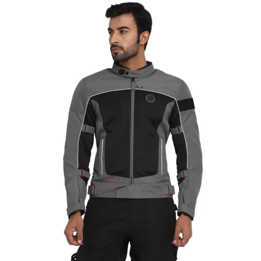 Royal Enfield Explorer V4 Pro Grey Riding Jacket 3