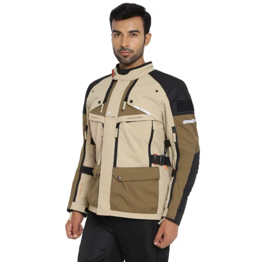 Royal Enfield Nirvik H2O Brown Riding Jacket 3