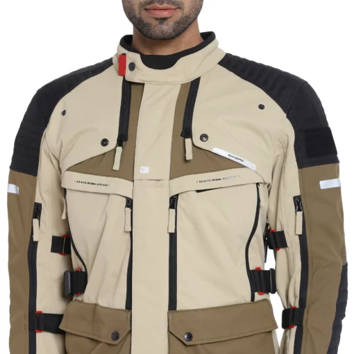 Royal Enfield Nirvik H2O Brown Riding Jacket 4