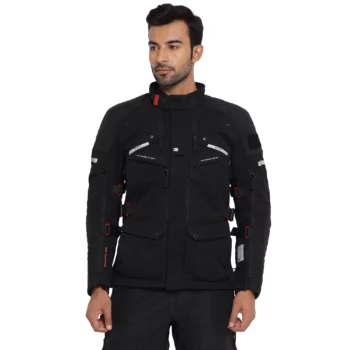 Royal Enfield Nirvik V2 Black Riding Jacket 1