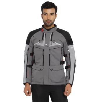 Royal Enfield Nirvik V2 Charcoal Grey Riding Jacket 1