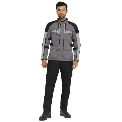 Royal Enfield Nirvik V2 Charcoal Grey Riding Jacket 5