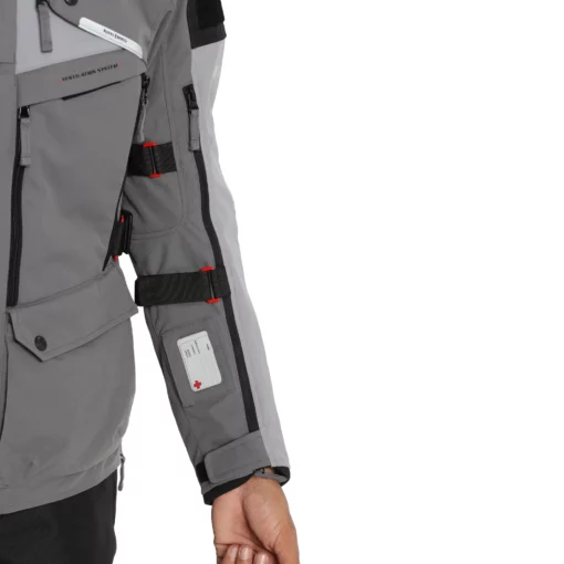 Royal Enfield Nirvik V2 Charcoal Grey Riding Jacket 7