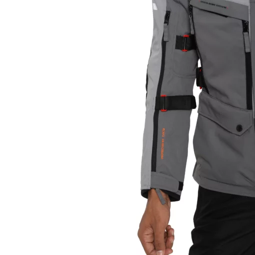 Royal Enfield Nirvik V2 Charcoal Grey Riding Jacket 8