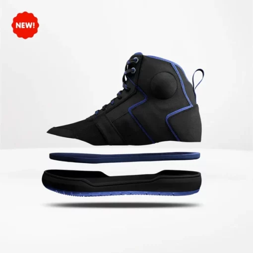 Clan One Blue Waterproof Motorcycle Riding Sneaker 5
