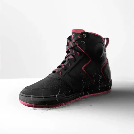 Clan One Red Non Waterproof Motorcycle Riding Sneaker 3
