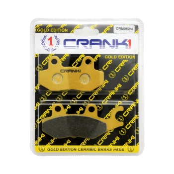Crank1 Performance Ceramic Front & Rear Brake Pads for TVS Kawasaki Hero Honda (CRM0524) 1