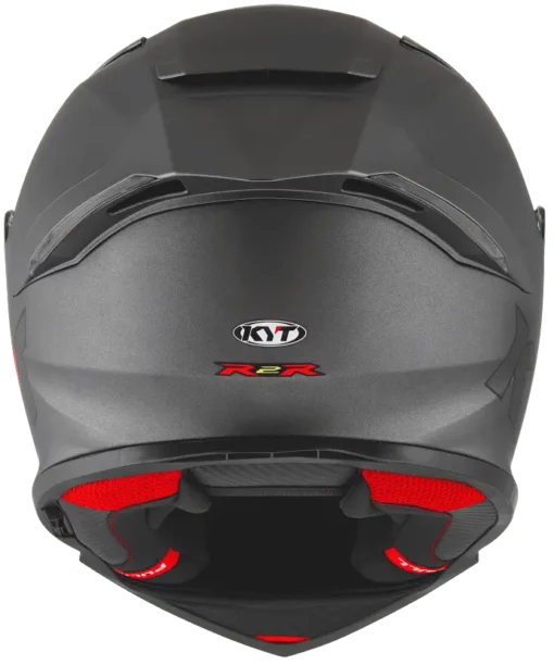 KYT R2R Pro Plain Gun Metal 3